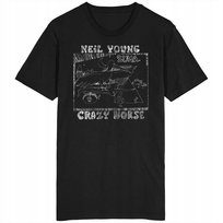 Neil Young Koszulka Crazy Horse Zuma Folk Rock GILDAN