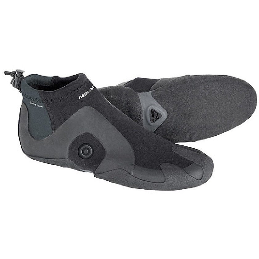 Фото - Взуття для купання NeilPryde , Buty neoprenowe Rise LC Round 3mm, black/grey, rozmiar 37 