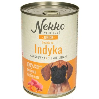 Nekko Junior Indyk Marchewka Siemię Lniane 400G - Nekko