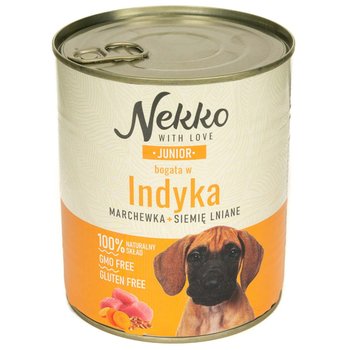 Nekko Junior Indyk Marchewka Siemię Lniane 800G - Nekko