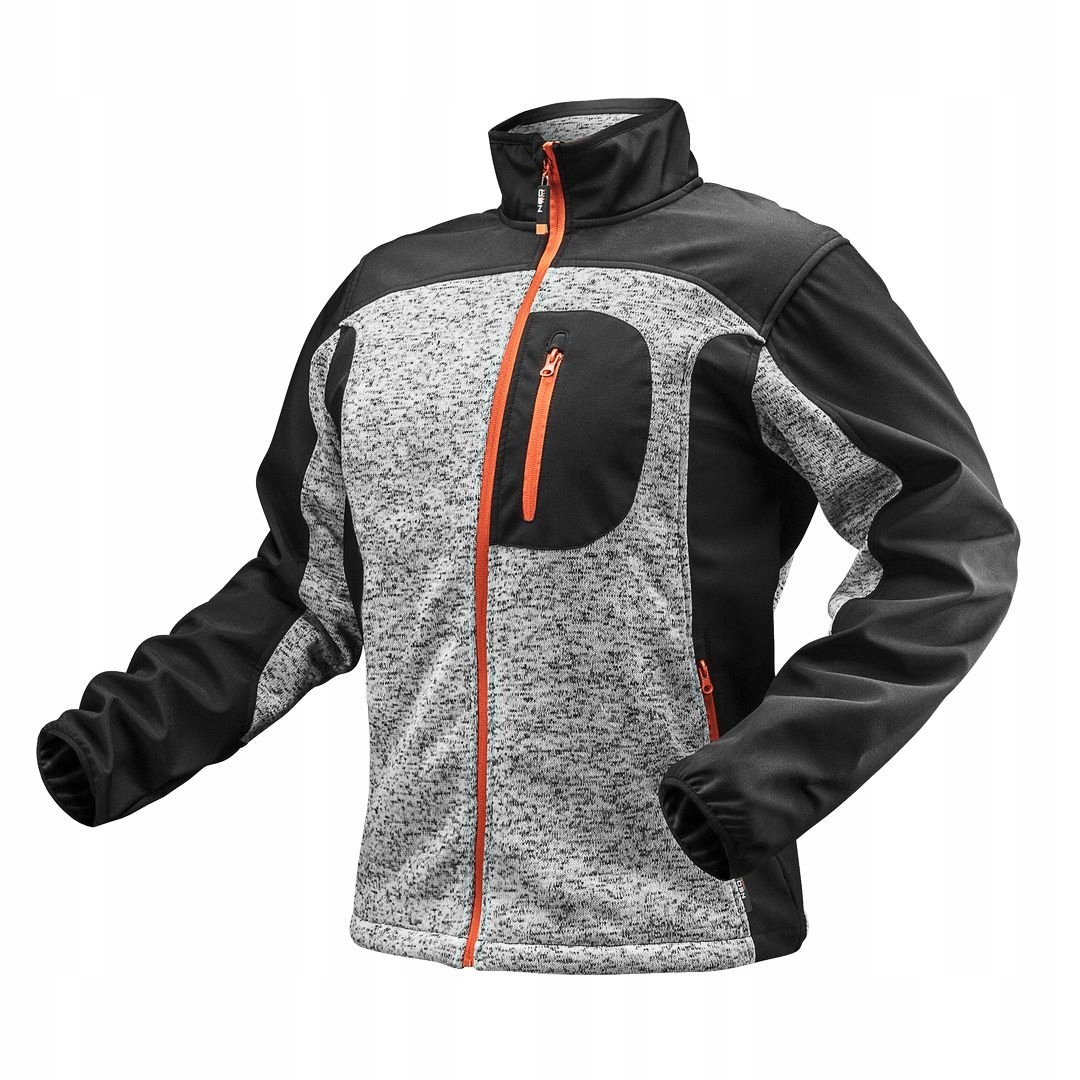 NEO TOOLS, Bluza dziana wzmacniana tkaniną softshell, rozmiar XL, 81-555-XL