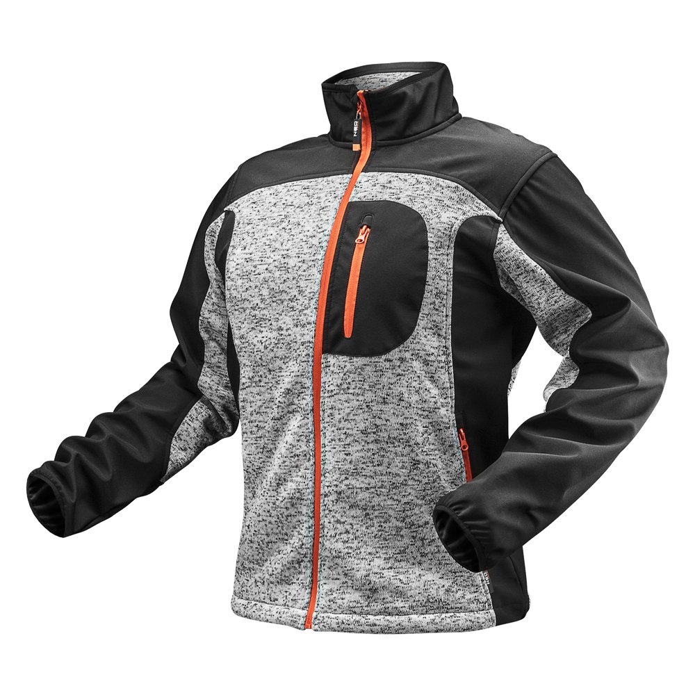 NEO TOOLS, Bluza dziana wzmacniana tkaniną softshell, rozmiar XXL, 81-555-XXL