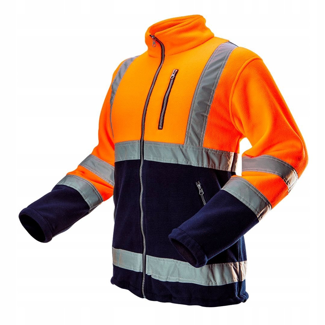 NEO TOOLS, Bluza polarowa ostrzegawcza, pomarańczowa, rozmiar S, 81-741-S