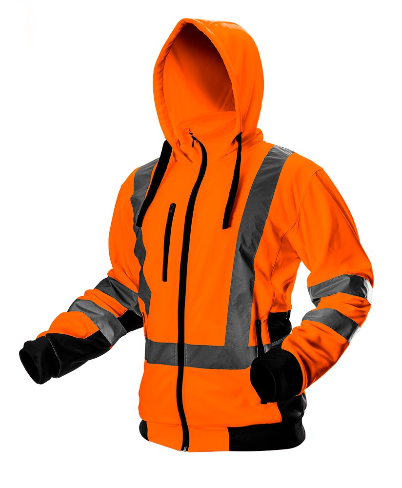 NEO TOOLS, Bluza robocza ostrzegawcza, pomarańczowa, rozmiar M, 81-746-M