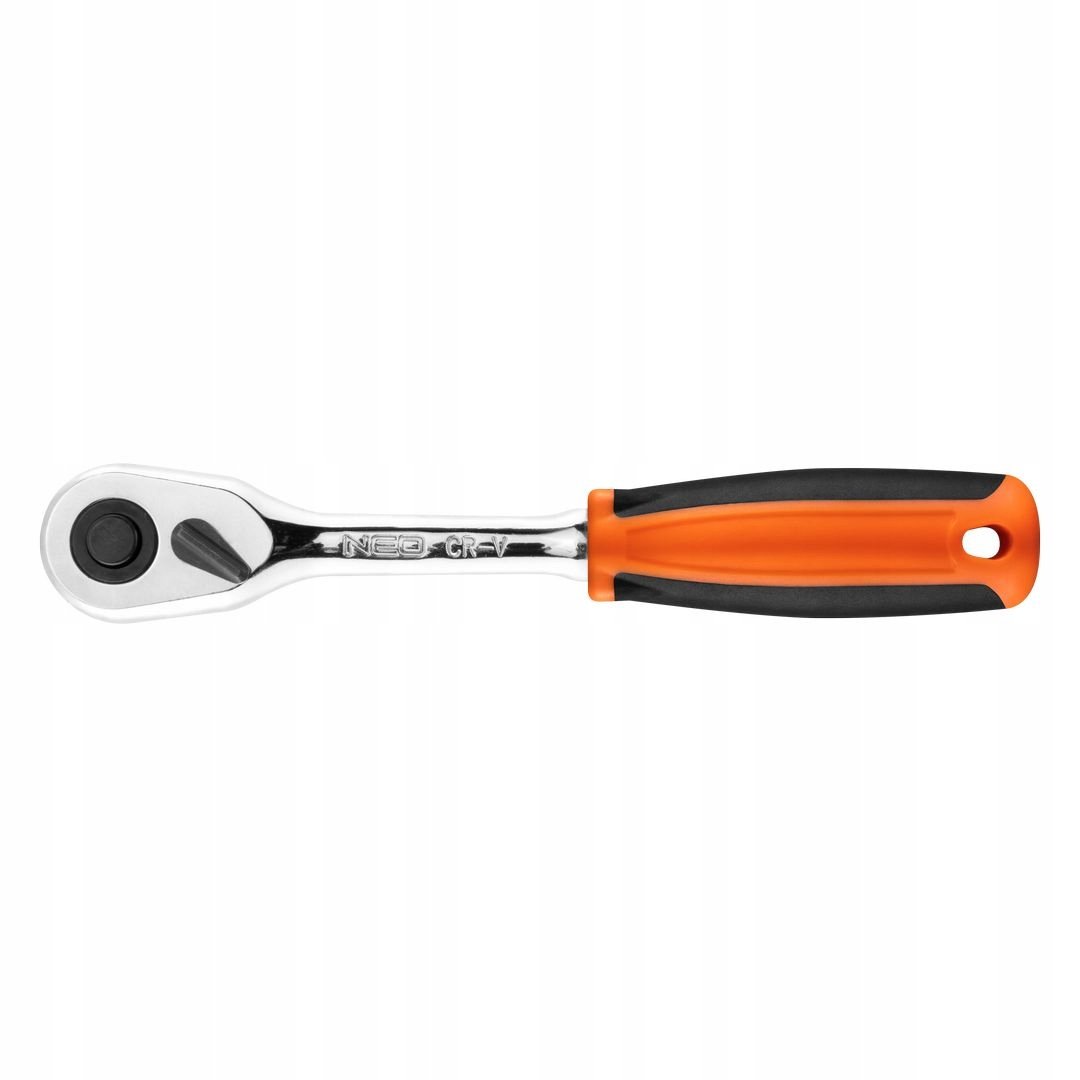 NEO TOOLS, Grzechotka 1/4’’, 45 zębów , prosta, 155mm, 08-523