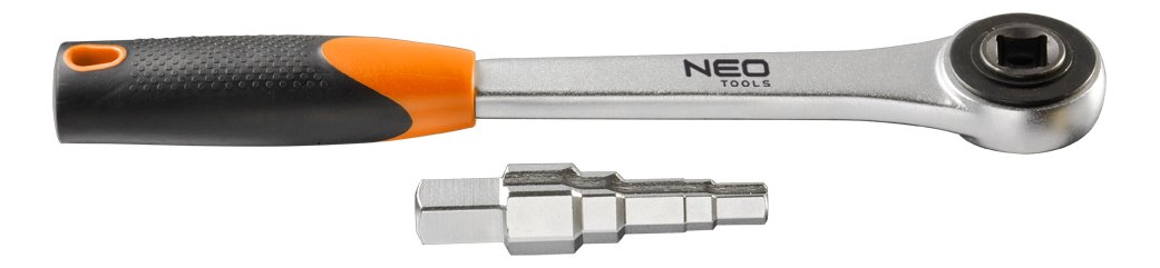 NEO TOOLS, Klucz do śrubunków 1/2' z grzechotką, 02-060