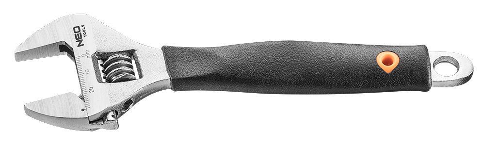 NEO TOOLS, Klucz nastawny 200 mm, zakres 0-28 mm, 03-028