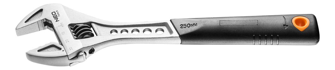 NEO TOOLS, Klucz nastawny 250 mm, zakres 0-33 mm, 03-012