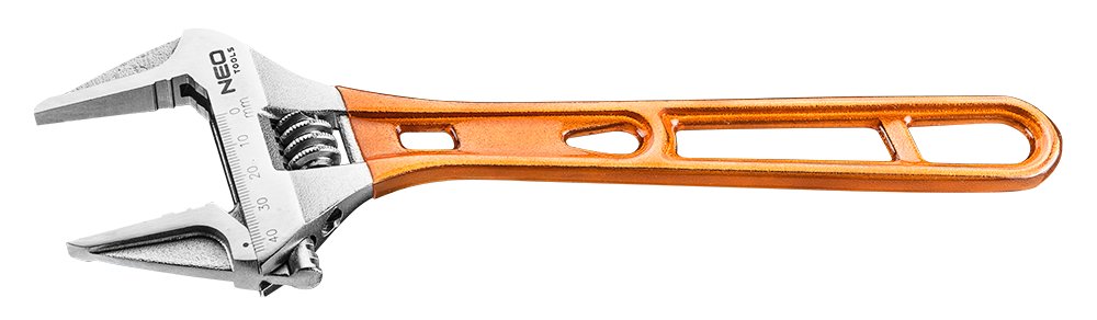 NEO TOOLS, Klucz nastawny 256 mm, zakres 0-43 mm, 03-025