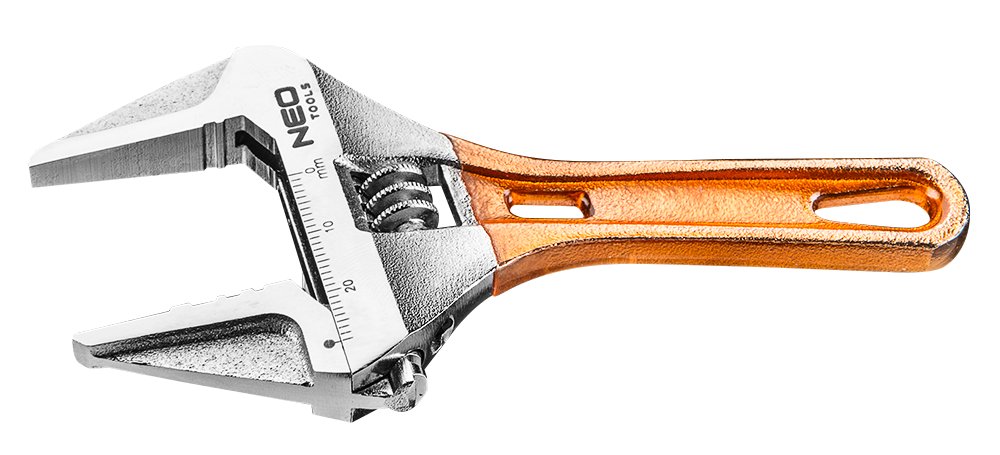 NEO TOOLS, Klucz nastawny krótki 118 mm, zakres 0-28 mm, 03-019