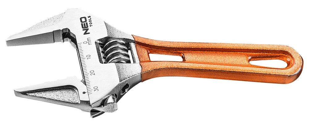 NEO TOOLS, Klucz nastawny krótki 139 mm, zakres 0-32 mm, 03-020