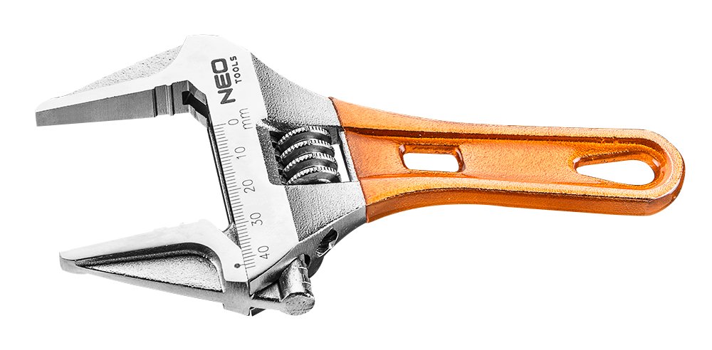 NEO TOOLS, Klucz nastawny krótki 156 mm, zakres 0-43 mm, 03-021
