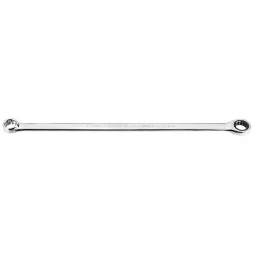 NEO TOOLS, Klucz oczkowy dwustronny z grzechotką, długi 22 mm, 09-368