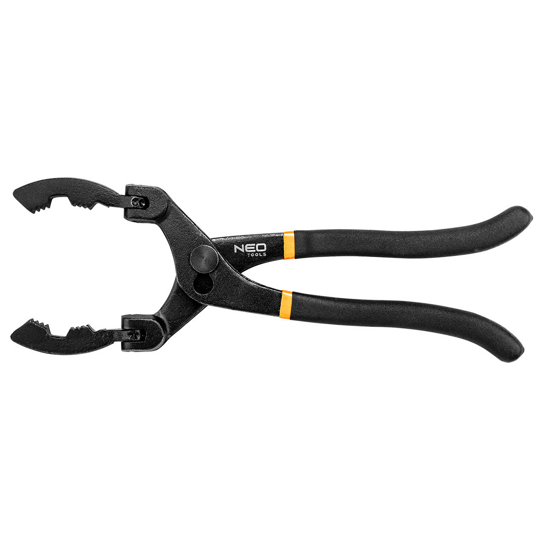 NEO TOOLS, Klucz odginany (30° / 60°/ 90°), szczypcowy do filtrów oleju 63.5 - 116 mm, 11-241