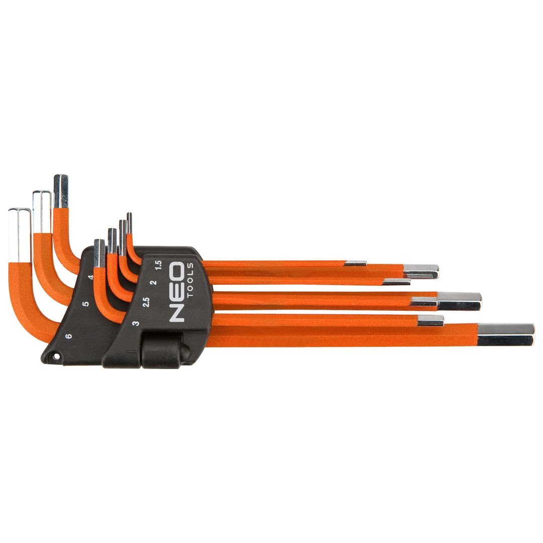 NEO TOOLS, Klucze sześciokątne 1.5-6 mm, zestaw 7 szt., 09-517