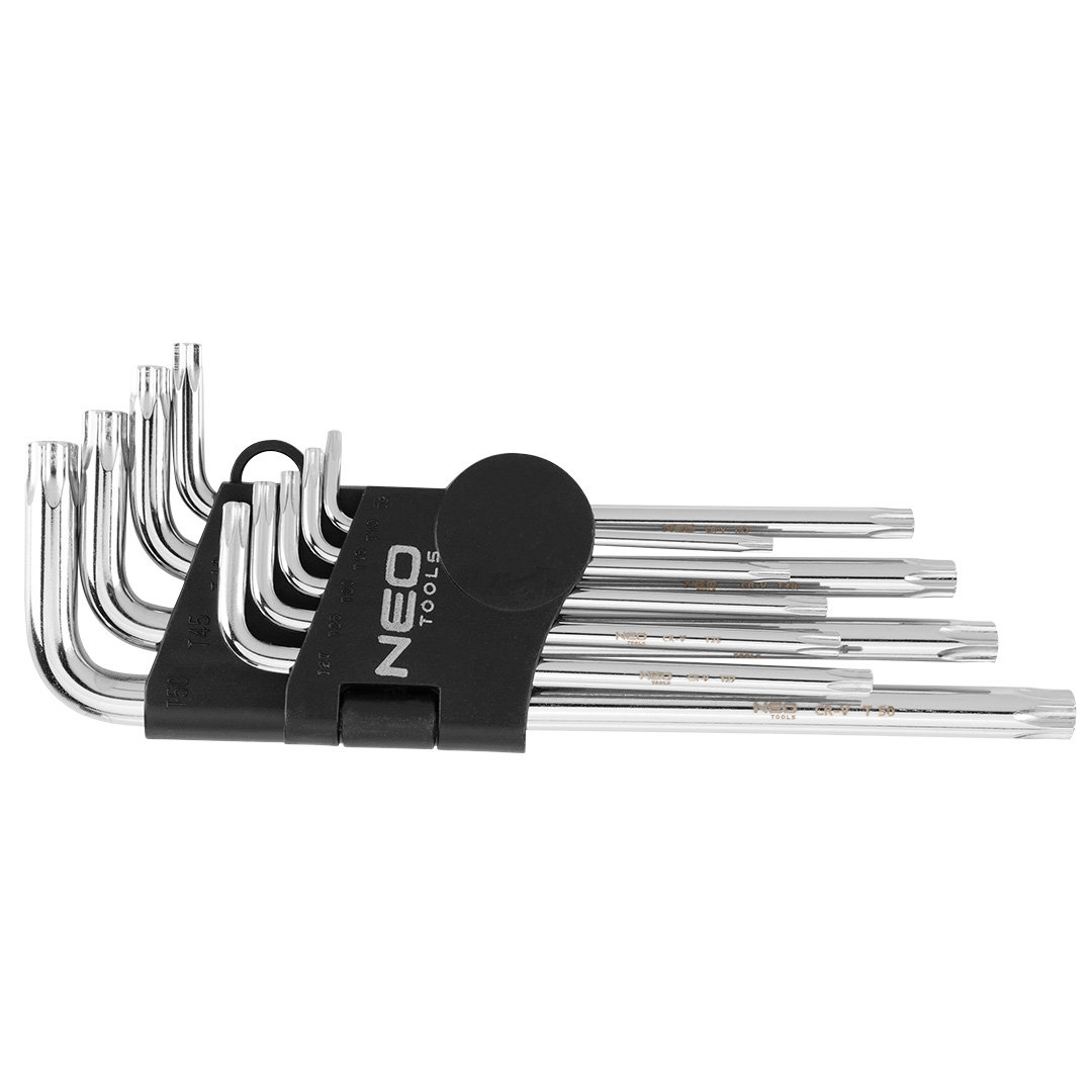 NEO TOOLS, Klucze sześciokątne z końcówką kulistą, zestaw 9 szt., 09-525