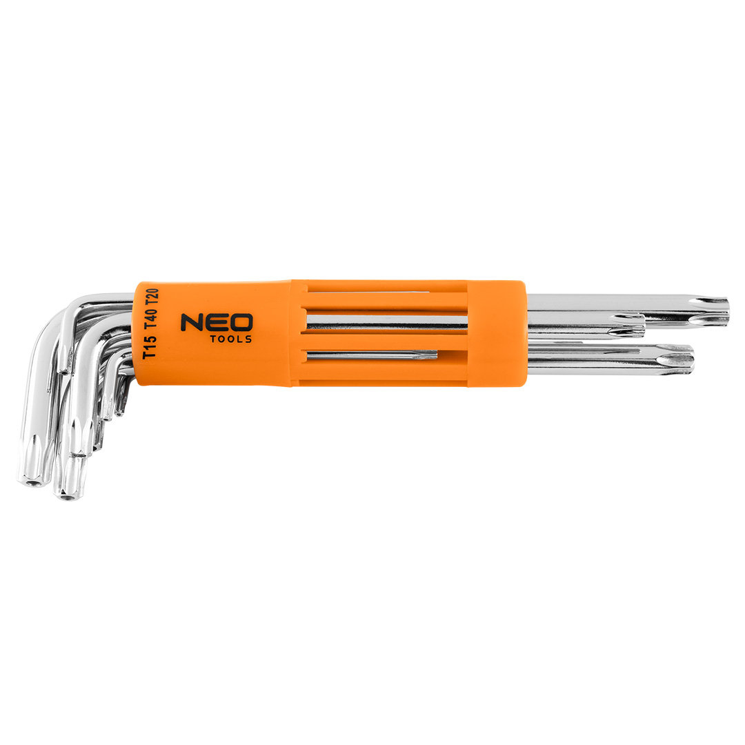 NEO TOOLS, Klucze Torx długie T10-T50, zestaw 8 szt., 09-524