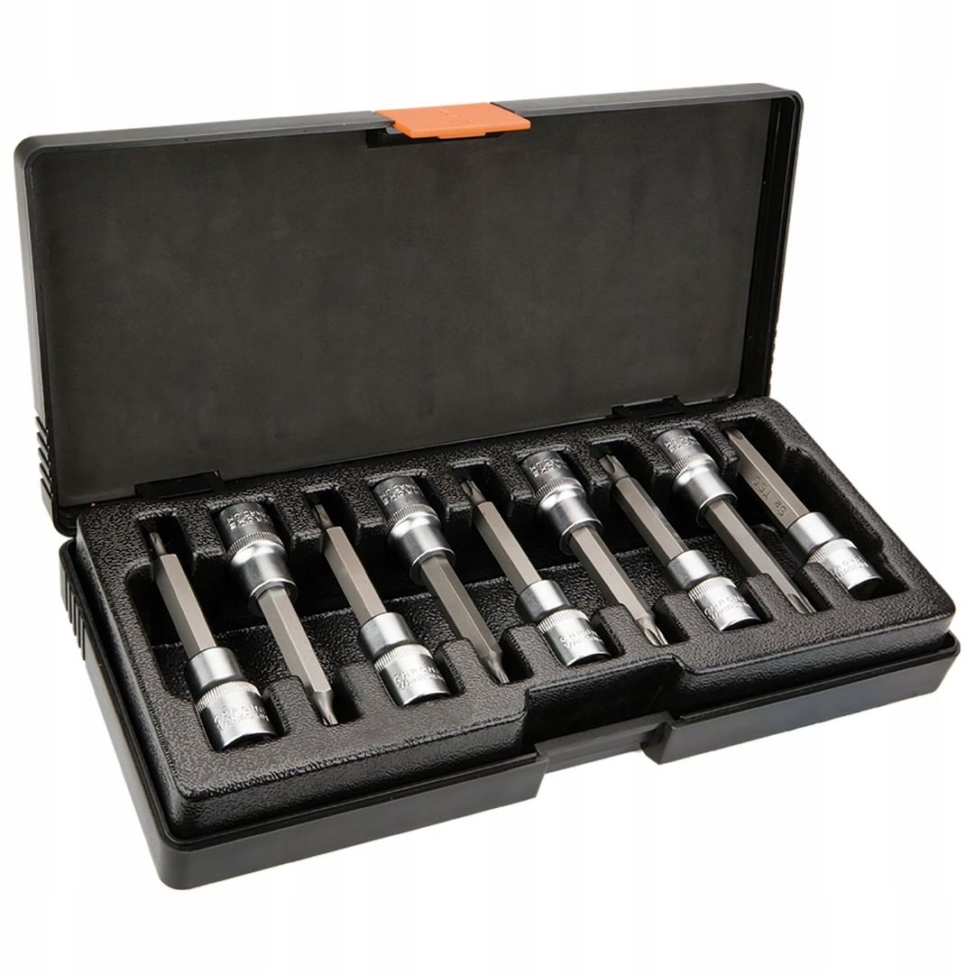 NEO TOOLS, Końcówki Torx na nasadce 100 mm, zestaw 9 szt., 08-708