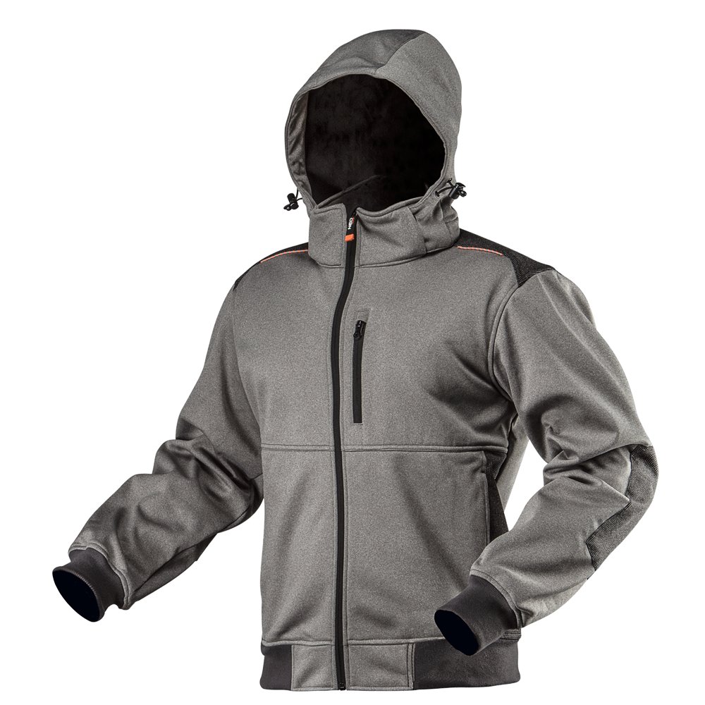 NEO TOOLS, Kurtka robocza softshell z kapturem odpinanym, rozmiar XXL, 81-551-XXL