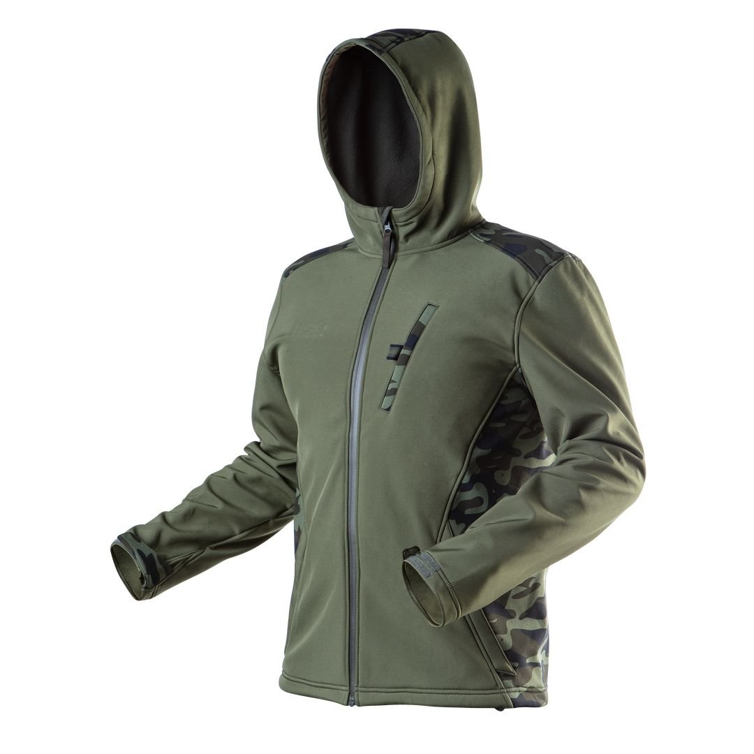 NEO TOOLS, Kurtka softshell CAMO, rozmiar S, 81-553-S