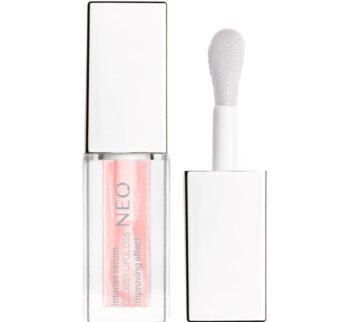 NEO MAKE UP Intense Serum Glossy Lipgloss pielęgnujący błyszczyk do ust odcień 02 Blush Flush 5 ml - NEO MAKE UP