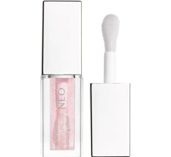 NEO MAKE UP Intense Serum Glossy Lipgloss pielęgnujący błyszczyk do ust odcień 03 Pinky Blink 5 ml - NEO MAKE UP