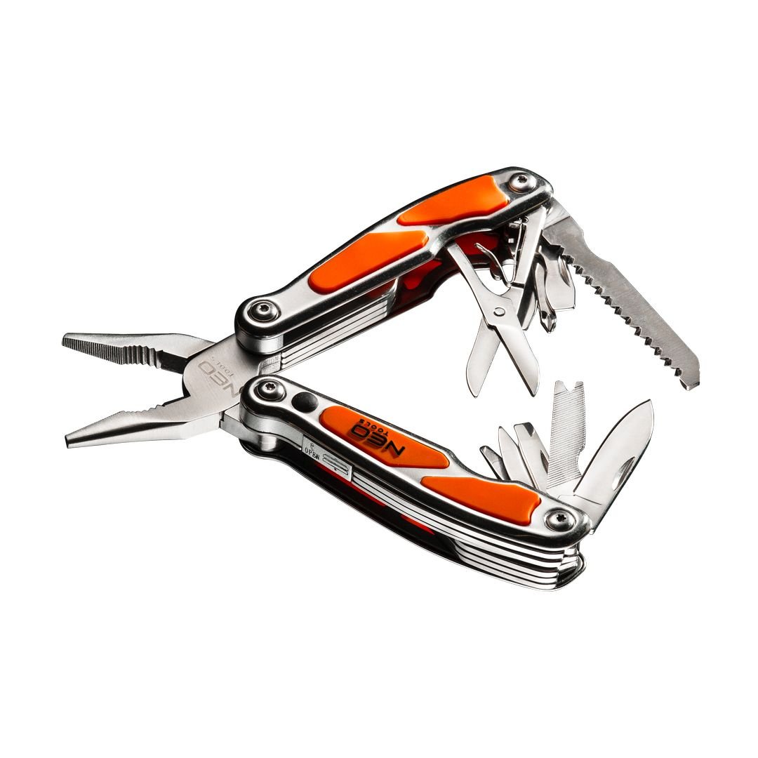 NEO TOOLS, Narzędzie wielofunkcyjne, z LED, zestaw 12 szt., 01-026