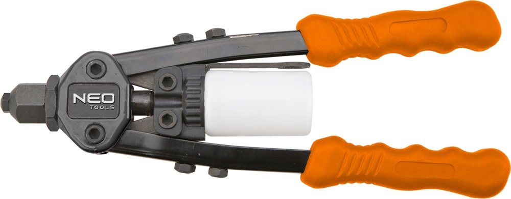 NEO TOOLS, Nitownica czołowa do nitów stalowych i aluminiowych 2.4/3.2/4.0/4.8 mm, 18-107