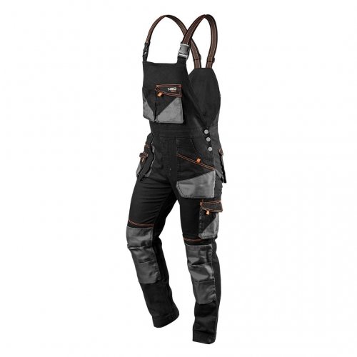 NEO TOOLS, Ogrodniczki robocze HD Slim, rozmiar XXXL, 81-248-XXXL