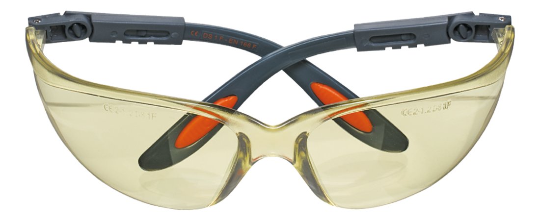 NEO TOOLS, Okulary ochronne poliwęglanowe, żółte soczewki, 97-501