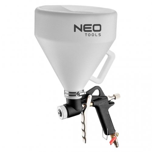 NEO TOOLS, Pistolet do farb strukturalnych, 4.7 litra, 3.5 bar, dysze w komplecie 4/6/8 mm, 14-220
