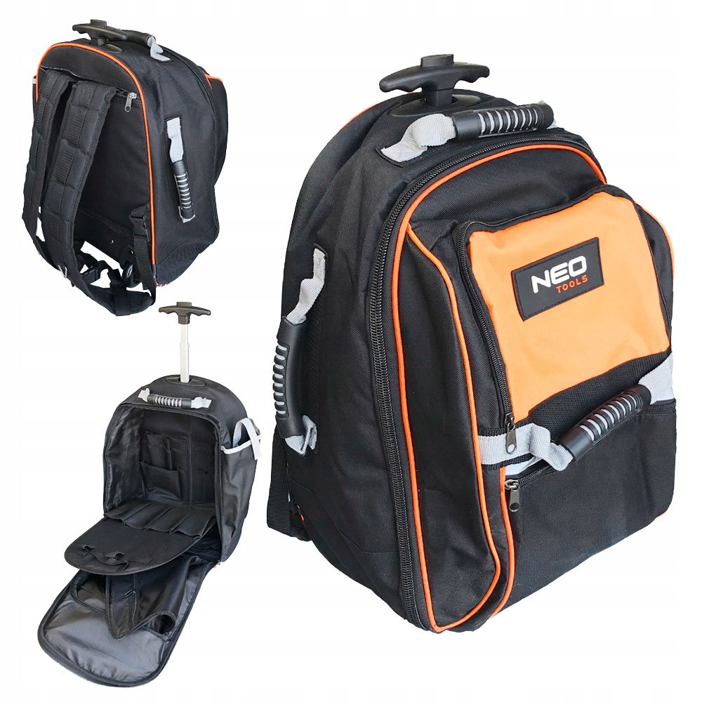 NEO TOOLS, Plecak monterski na kołach, 84-303