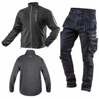 NEO Polar + Spodnie Denim Stretch MOCNE Robocze Jeans | Komplet Odzieży BHP