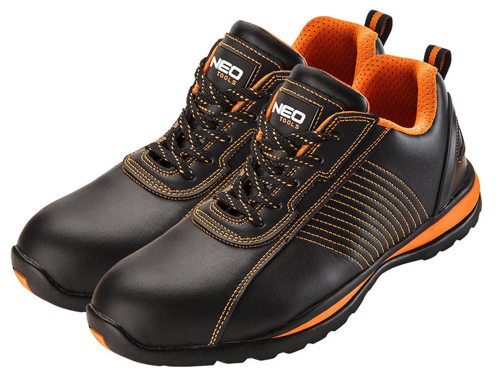 NEO TOOLS, Półbuty robocze skórzane SB FO, stalowy podnosek, rozmiar 42, 82-103