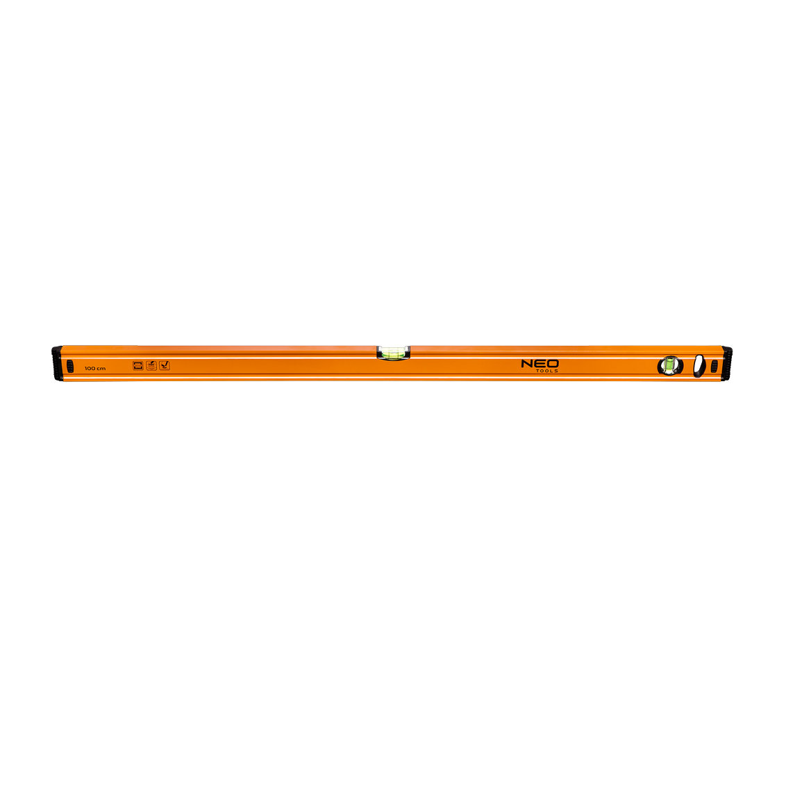 NEO TOOLS, Poziomnica aluminiowa 100 cm, 2 libelle, 71-064