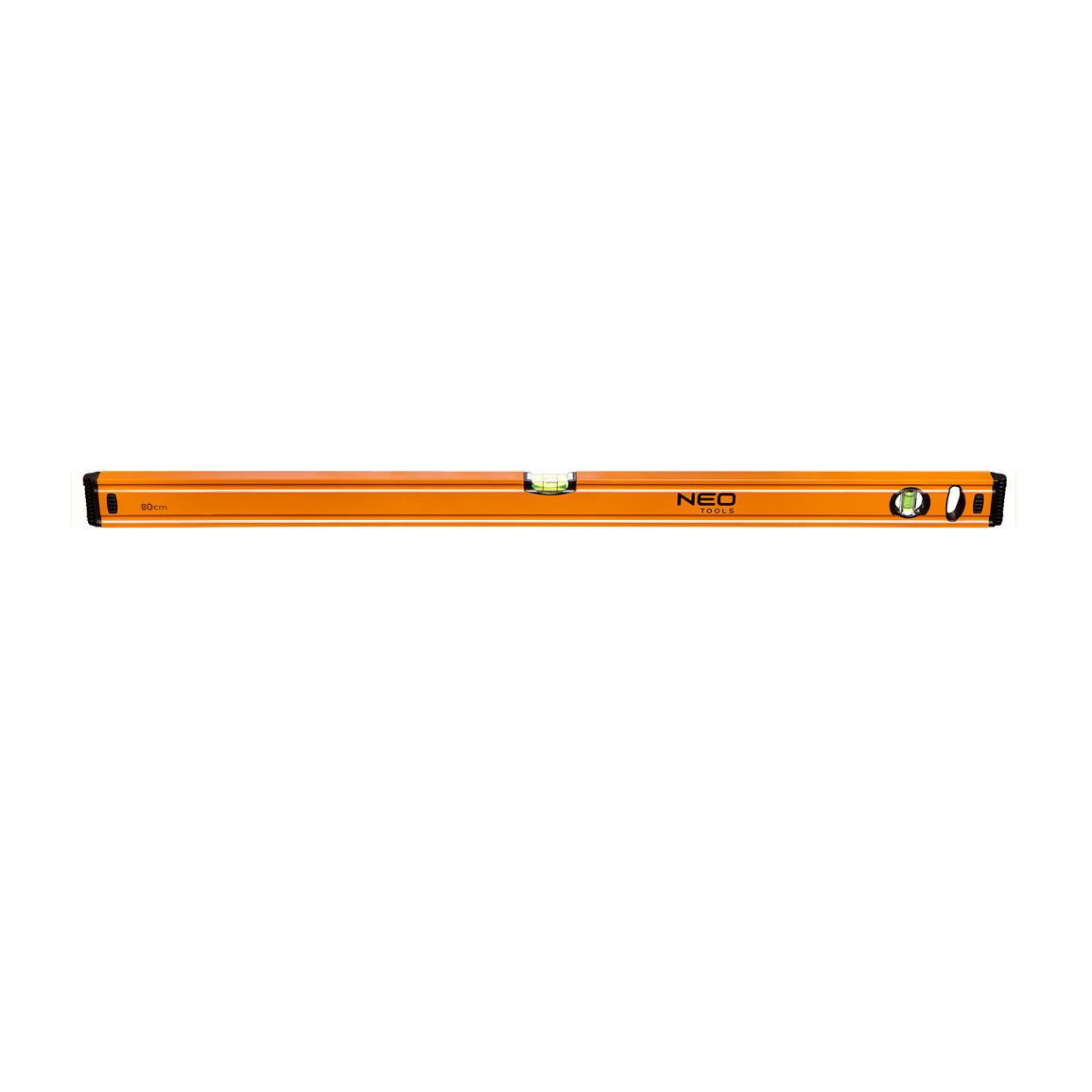NEO TOOLS, Poziomnica aluminiowa 80 cm, 2 libelle, 71-063