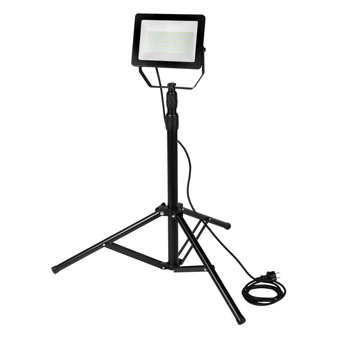 Zdjęcia - Naświetlacz LED / lampa zewnętrzna NEO Reflektor pojedynczy 100W SMD LED 8500lm na statywie 1.8m 99-095 