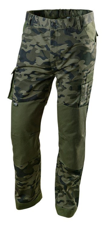 NEO TOOLS, Spodnie robocze CAMO, rozmiar XXL, 81-221-XXL