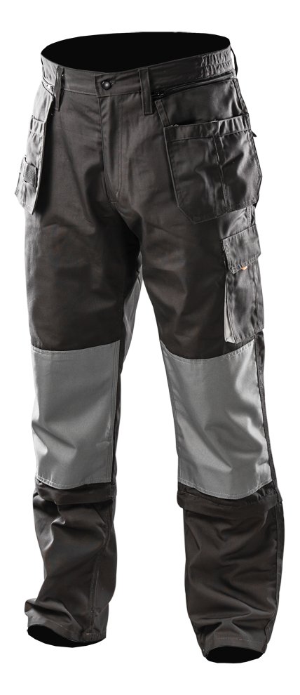 NEO TOOLS, Spodnie robocze HD, rozmiar L/52, odpinane kieszenie i nogawki, 81-230-L