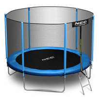 Neo-Sport, Trampolina ogrodowa z siatką zewnętrzną i drabinką, 10 ft/312 cm