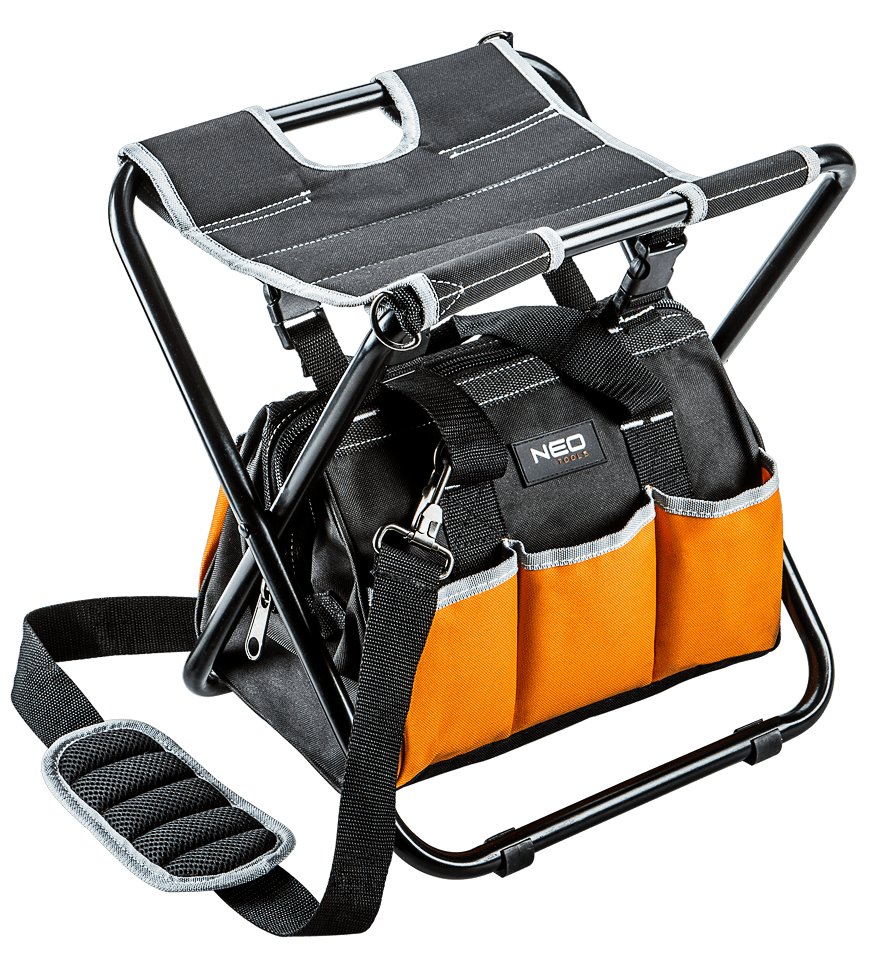 NEO TOOLS, Stołek z torbą monterską, 84-306