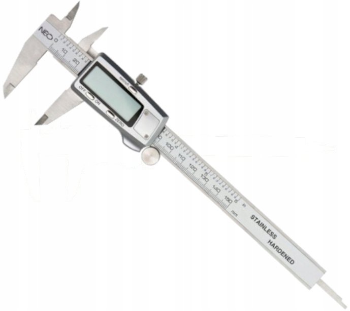 NEO TOOLS, Suwmiarka cyfrowa 150 mm, stal nierdzewna, 75-011
