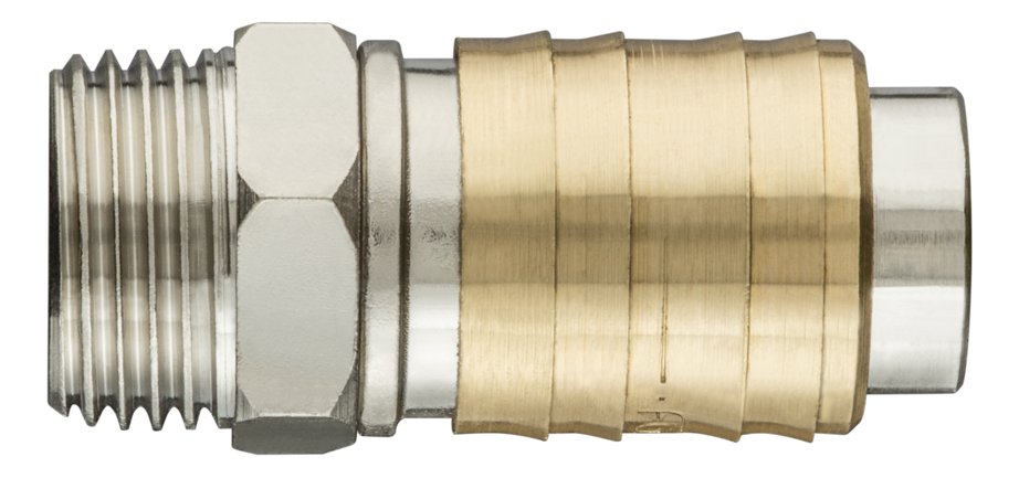 NEO TOOLS, Szybkozłączka do kompresora z gwintem zewnętrznym 1/2', 12-637
