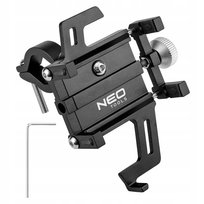 NEO TOOLS, Aluminiowy uchwyt na telefon do roweru, 91-000