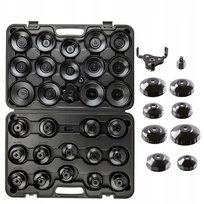 NEO TOOLS, Klucze nasadowe do filtrów oleju - zestaw 30 szt., 11-242