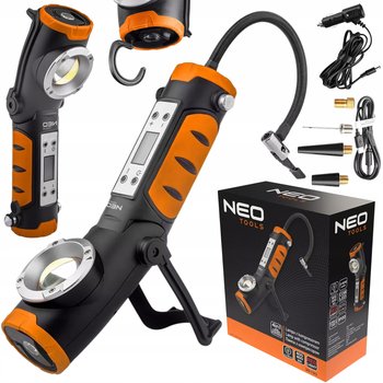 NEO TOOLS, Lampa akumulatorowa 800lm z kompresorem, 99-130 - GTX