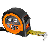 NEO TOOLS, Miara zwijana stalowa 8 m x 25 mm, magnes, 67-111-1 NEO TOOLS