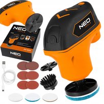 NEO TOOLS, Mini urządzenie wielofunkcyjne/polerka 4V, Li-Ion, USB-C, 04-604