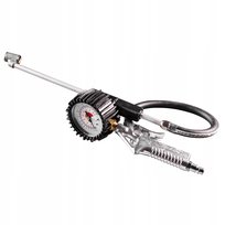 NEO TOOLS, Pistolet do pompowania z manometrem o 63 mm, długa końcówka, 14-716