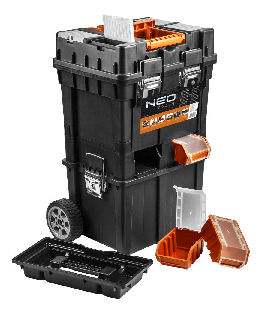 NEO TOOLS, Skrzynka narzędziowa HD Compact na kołach, 84-115